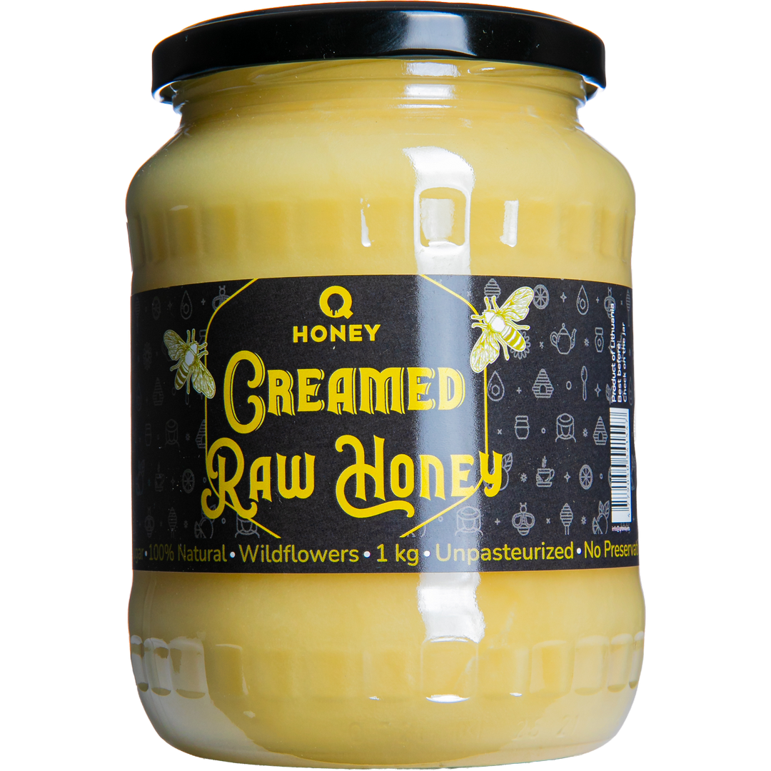 Q honey Creamed Honey - Gold