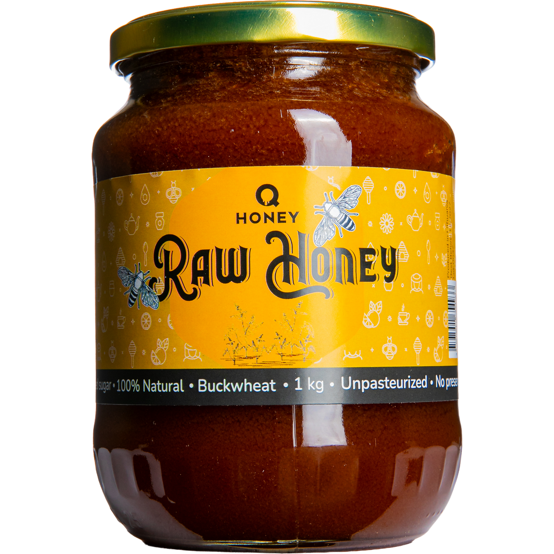 Q honey Buckweat Honey - Silver