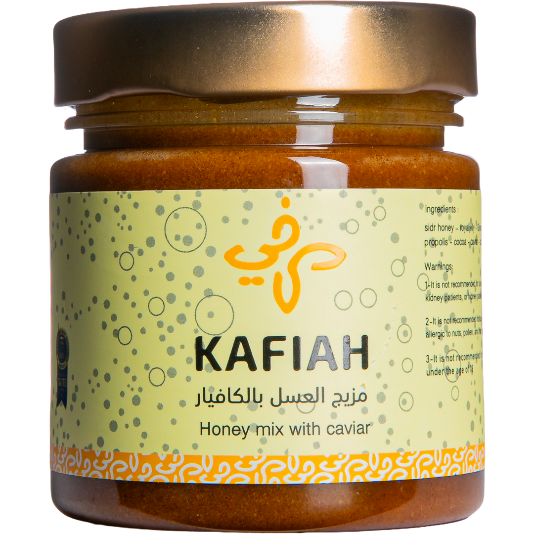Kafiah With Honey - Gold